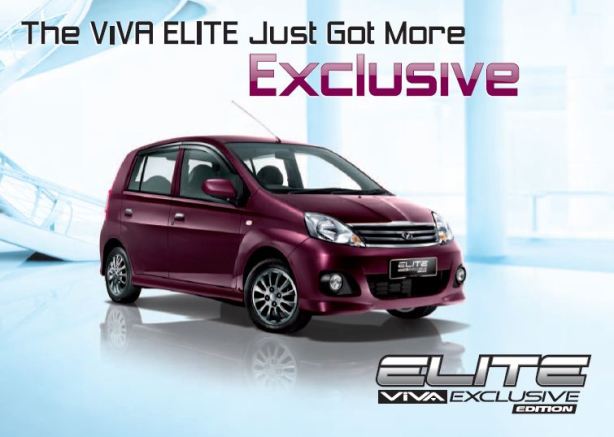 Perodua ViVA Elite Exclusive Edition  PRoDAs AUTO Blog